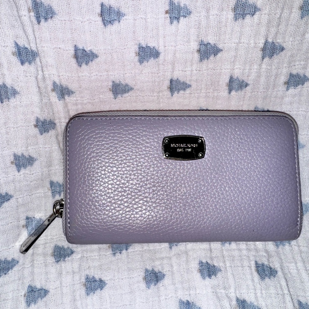 Michael Kors Lavender Leather Wallet